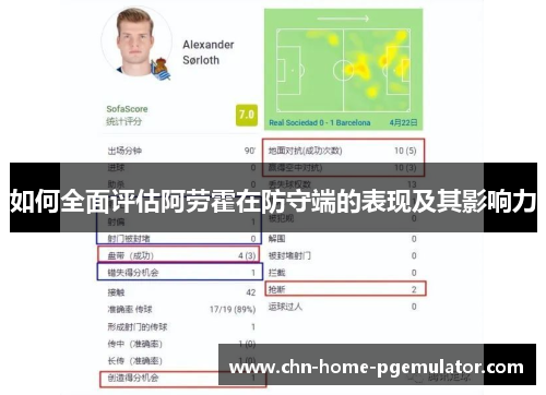 如何全面评估阿劳霍在防守端的表现及其影响力